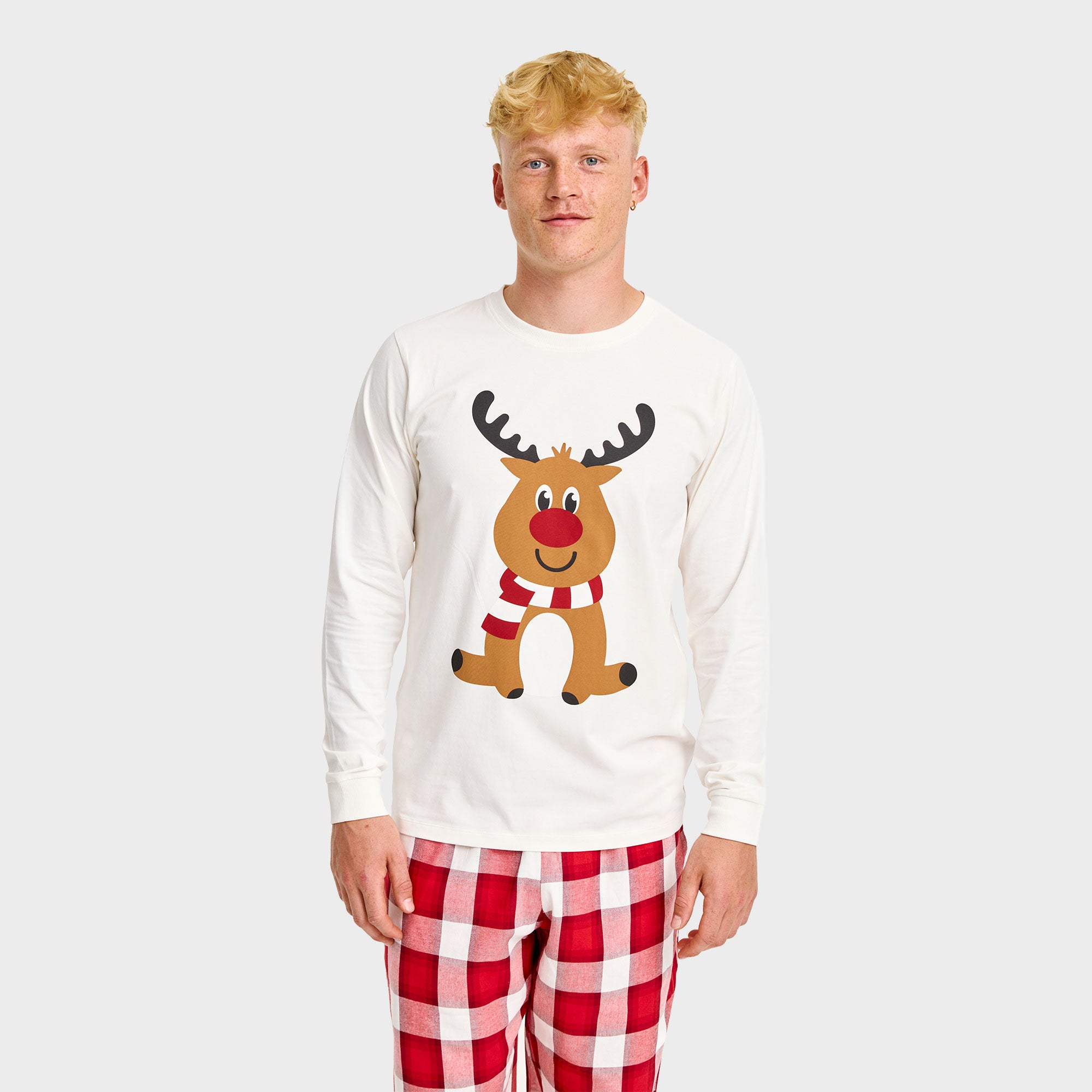 The Reindeer Pyjamas Top - Herre